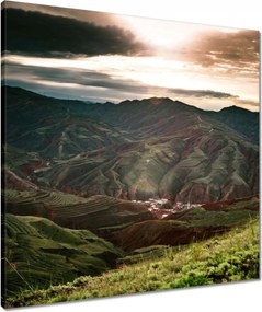 Vászonkép 60x60 Hegyi táj Tájkép