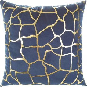 Párnahuzat 45x45 17 C gránát arany bársony Euro