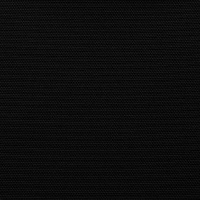 fekete 100% oxford poliészter erkélyparaván 120 x 700 cm