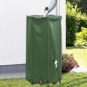 összecsukható PVC víztartály csappal 380 L