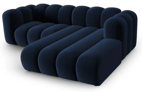 Sötétkék sarokkanapé (jobb oldali) Lupine – Micadoni Home