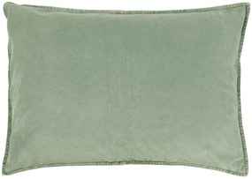 IB Laursen Zöld bársony párnahuzat MISTY JADE 72x52 cm
