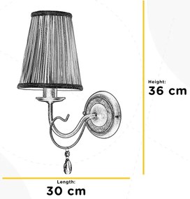 ONLI - Fali lámpa DELIA 1xE14/6W/230V