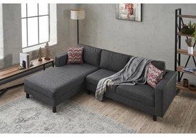 Sarokkanapé Kale Linen Balos - Antracit