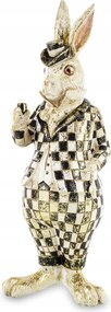 Pierrot Nyuszi figura Húsvét Figura Aranyozott Ajándék Dekoráció