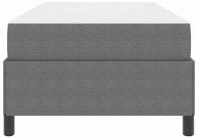 Ágykeret Világosszürke 90 x 190 cm Bársony anyag