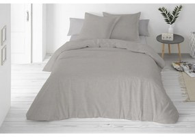 Ágynemű pamut és len keverékből készült, szürke, 160 x 200 cm, 2 db 70 x 80 cm