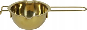 Tégely Acél Tál Serpenyő Dubaji Csokoládé Olvasztásához Arany
