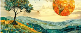 Kép - Tájkép illusztráció (120x50 cm)