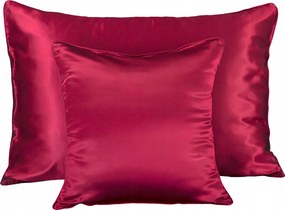 100% Selyem párnahuzat 70x80 párnahuzat Ágyneműhuzat Red Wine piros