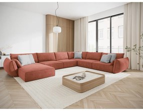 Piros sarokkanapé (jobb oldali) Vanda – Mazzini Sofas