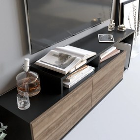 TV asztal Nexera Fekete