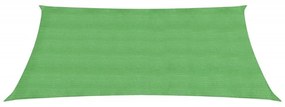világoszöld HDPE napvitorla 160 g/m² 2 x 3 m
