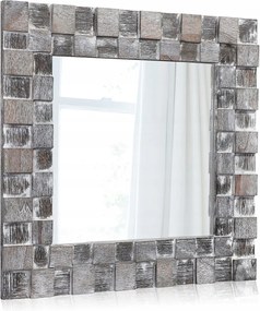 Rusztikus fali tükör fa keret előszobába, hálószobába, nappaliba