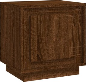 vidaXL barna tölgyszínű szerelt fa éjjeliszekrény 44x35x45 cm