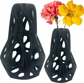 Virág Váza Virág Absztrakt Váza Növények Csokor Fekete