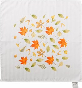 EMI Ősz fehér damaszt terítő 40x40 cm