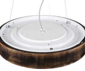 Brilagi - LED csillár kábellel CARVALHO SMOKEY 3xE27/60W/230V tölgy átm. 47,5 cm