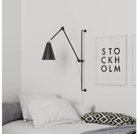 ByRydens 4300530-4002 - Fali lámpa YUKON 1xE27/5W/230V fekete