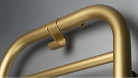 Silia fürdőszoba radiátor 85 cm, szálcsiszolt arany