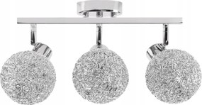 Függő Mennyezeti Lámpa Fém Glamour Chrome 3XE27