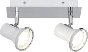 Rabalux beltéri karos spotlámpa gu10 2x50w fehér steve