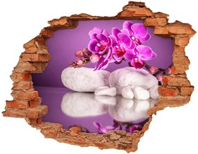 Fali matrica lyuk a falban Rózsaszín orchidea nd-c-82457632