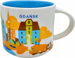 Bögre Starbucks You Are Here Gdańsk porcelán 414 ml