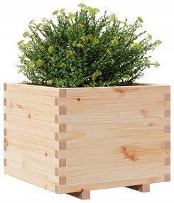 vidaXL tömör fenyőfa kerti virágtartó 60 x 60 x 49,5 cm