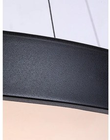 Rabalux 71041 - TESIA LED/60W/230V fekete állítható LED csillár távirányítóval