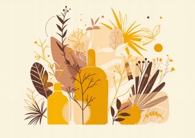 Poszter 84x59,5cm Arany Növények