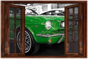 Poszter 60x40 Zöld Ford Mustang