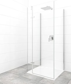 U-kabin téglalap 120x80 cm Hüppe Strike New SIKOKHU12080TCRL