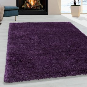 Sötétlila szőnyeg 160x230 cm Fluffy – Ayyildiz Carpets