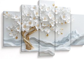 Kép – 3D elegáns életfa (150x105 cm)