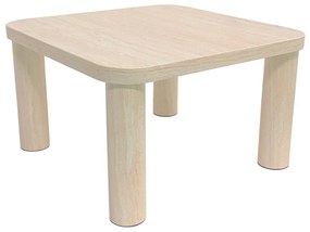 Bézs dohányzóasztal márvány dekorral 60x60 cm Solano – Actona