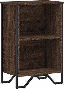 vidaXL barna tölgy színű szerelt fa könyvszekrény 50 x 31 x 74,5 cm