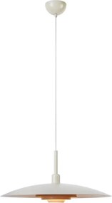 Markslöjd 108877 - Kábeles függőlámpa PINY 1xE27/60W/230V, átmérő 57 cm, bézs