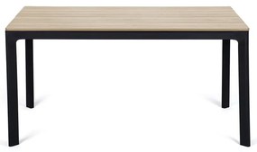 Joanna fekete 4 személyes kerti étkezőszett székekkel és Thor asztallal, 147 x 90 cm - Bonami Selection