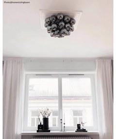 ByRydens 4202240-4505 - Mennyezeti lámpa GROSS 6xG9/5W/230V füstös/fekete