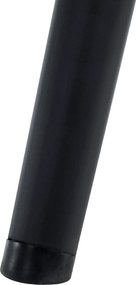 Fotel lábtartóval, fehér Velvet szövet/fekete, HABEN