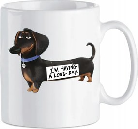 Bögre Tacskó Kutya Ajándék Kerámia 330 ml