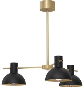 Csillár rúdon  ESTATE MINI 3xE27/15W/230V fekete