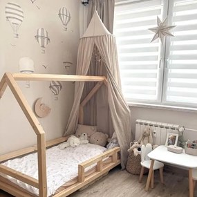 INSPIO Hőlégballon falmatricák barna színben