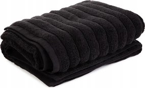 Astri törölköző fekete bolyhos 70x130 cm Homla