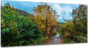 Festmények 115x55 Őszi fák