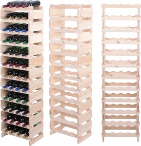 Bortartó állvány moduláris palacktartó állvány 12x4 építs úgy, mint az építőkockák szerszámok nélkül