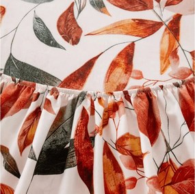 Mikroszálas lepedő AUTUMN LEAVES színes 180x200 cm