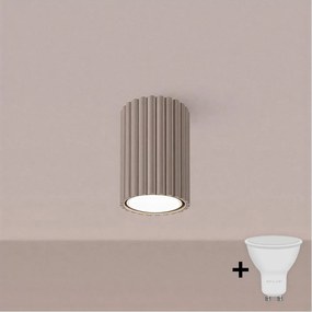 Brilagi - CRESTO LED spotlámpa 1xGU10/10W/230V 10 cm taupe