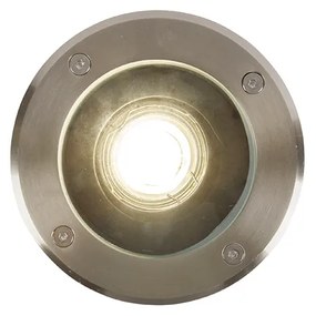 Okos kültéri talajszpot rozsdamentes acélból, WiFi-vel, GU10, IP65 - Delux